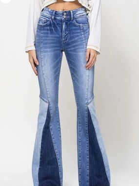 High Rise Flare Bella Vervet Jeans